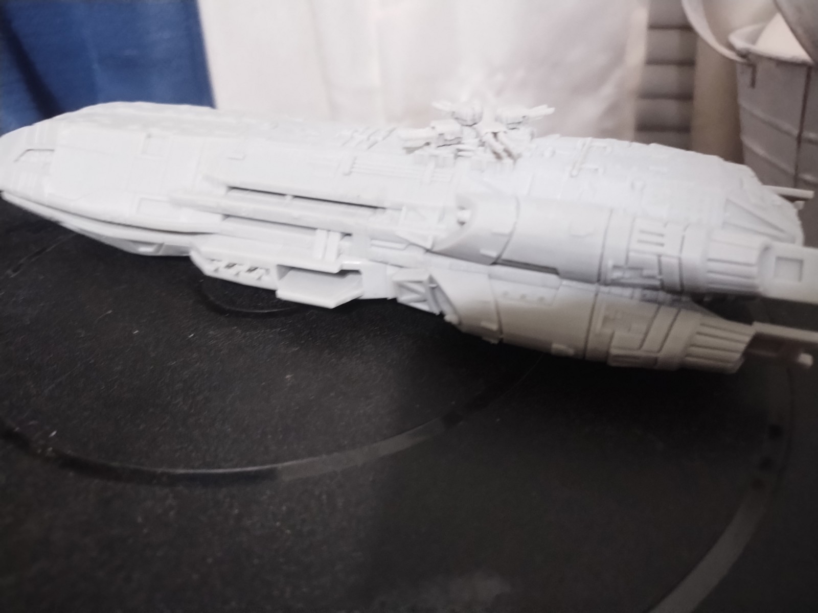 Battlestar Galactica Heavy Cruiser 3d Resin Print, 8.75"