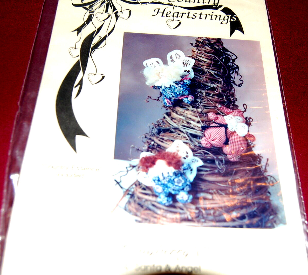 "Hollyberry's" Four Inch Santa & Angel by Country Heartstrings - NEW