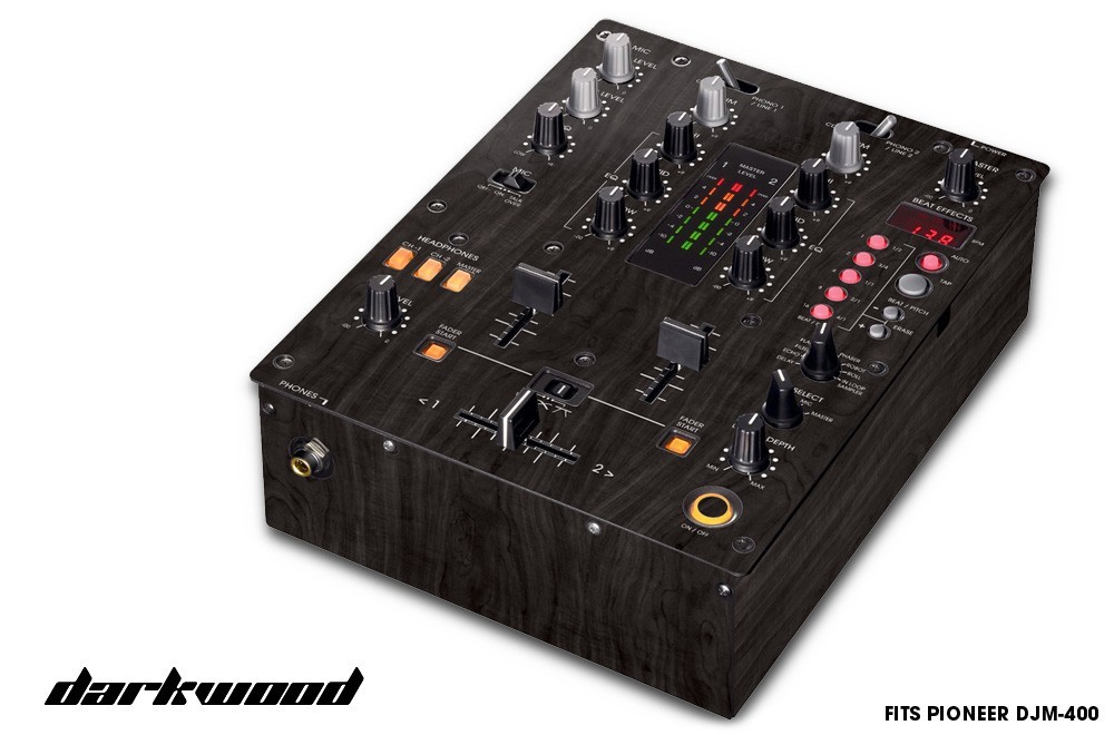 Skin Decal Wrap for PIONEER DJM-400 DJ Mixer CD Pro Audio DJM400 Parts -D. Wood