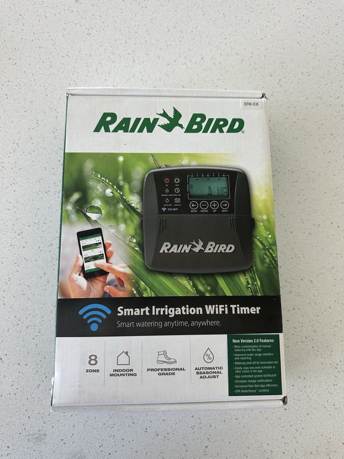 Rain Bird ST8I-2.0 8-Zone Indoor Irrigation System Controller