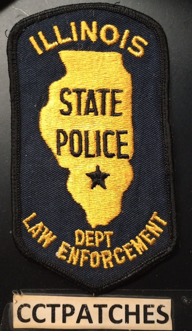 ILLINOIS STATE POLICE LAW ENFORCEMENT SHOULDER PATCH IL