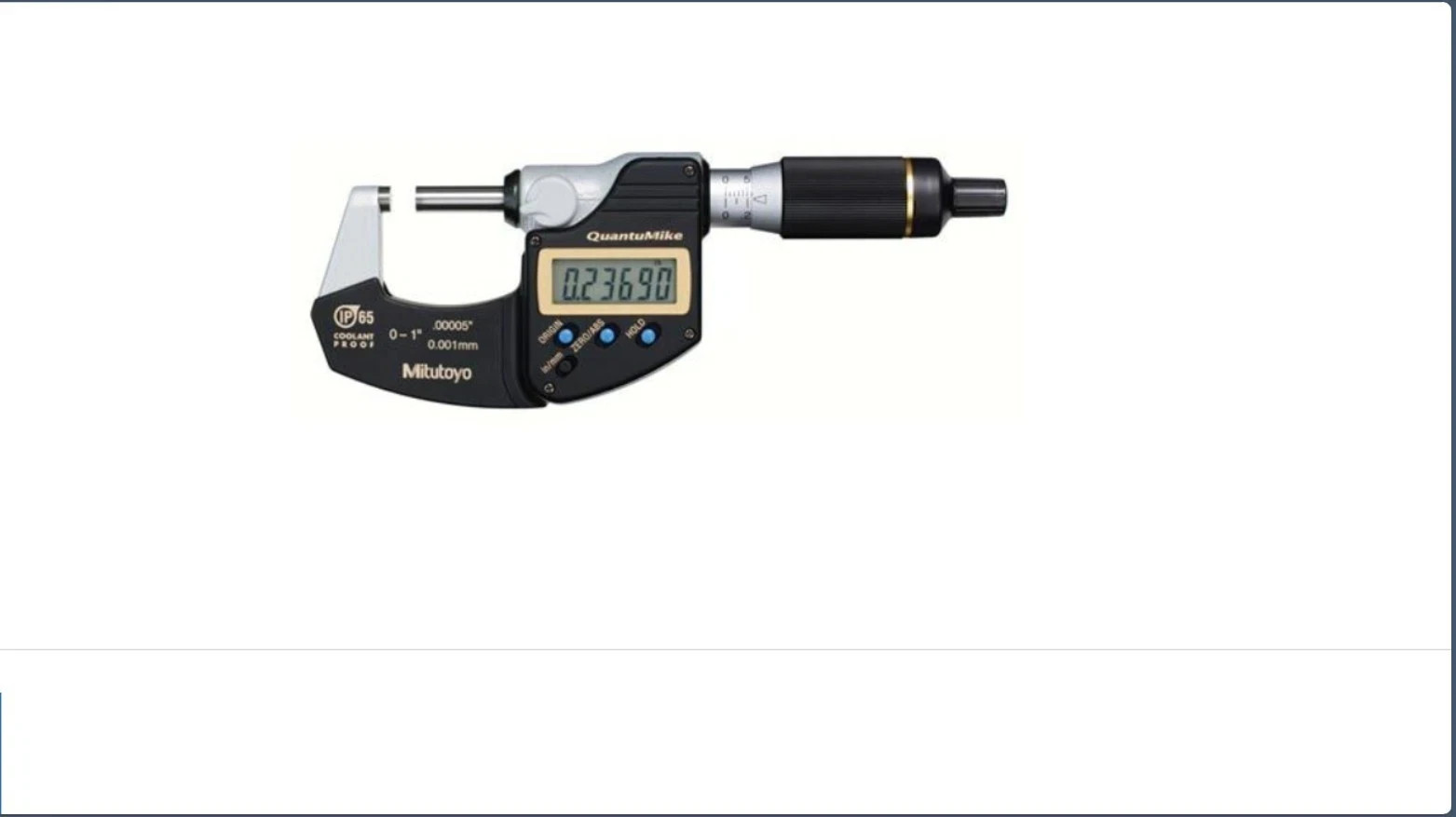 NEW-Mitutoyo 293-185-30 Electronic Digital Micrometer