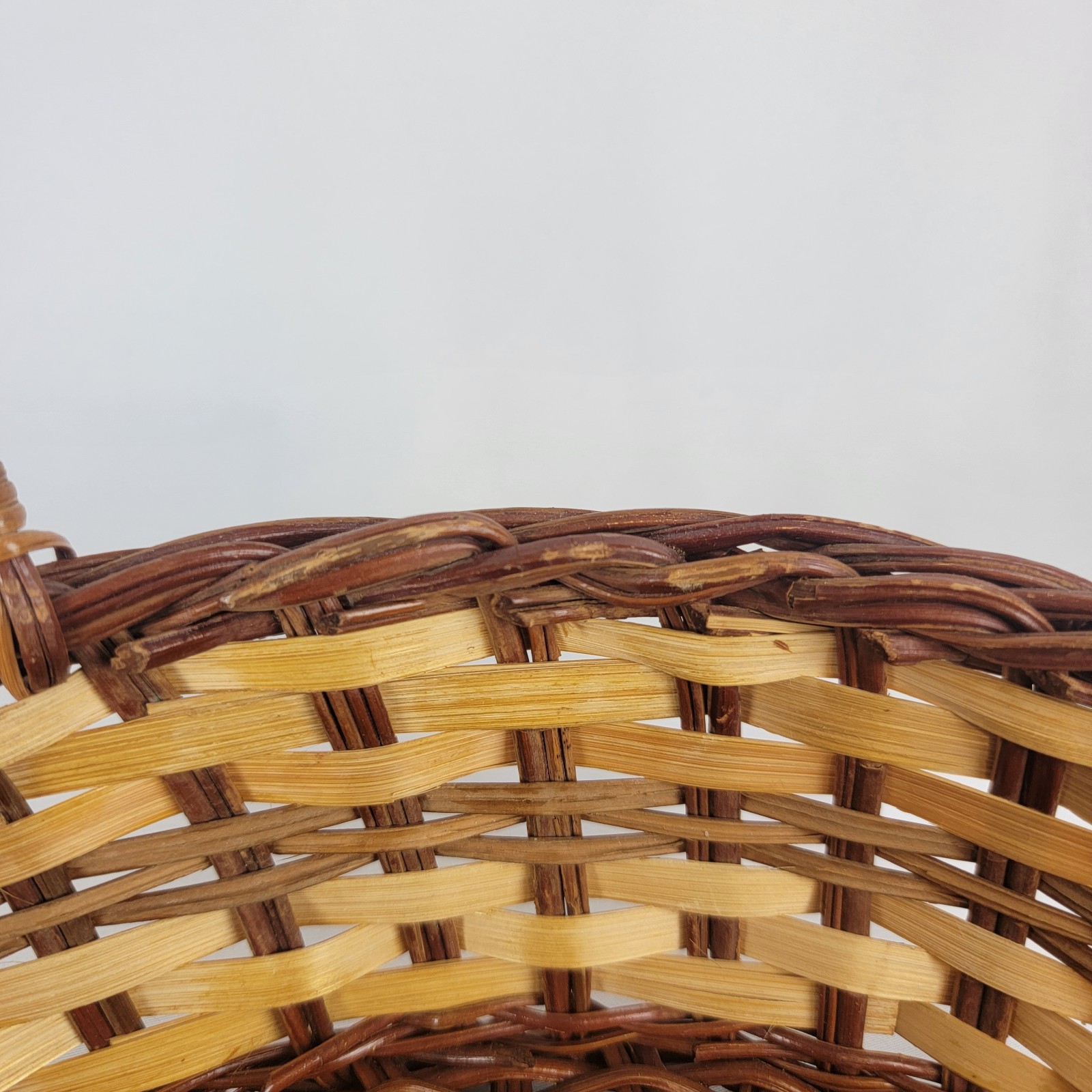 Woven Wicker 11" Multi-Purpose. Baskets Set of 2