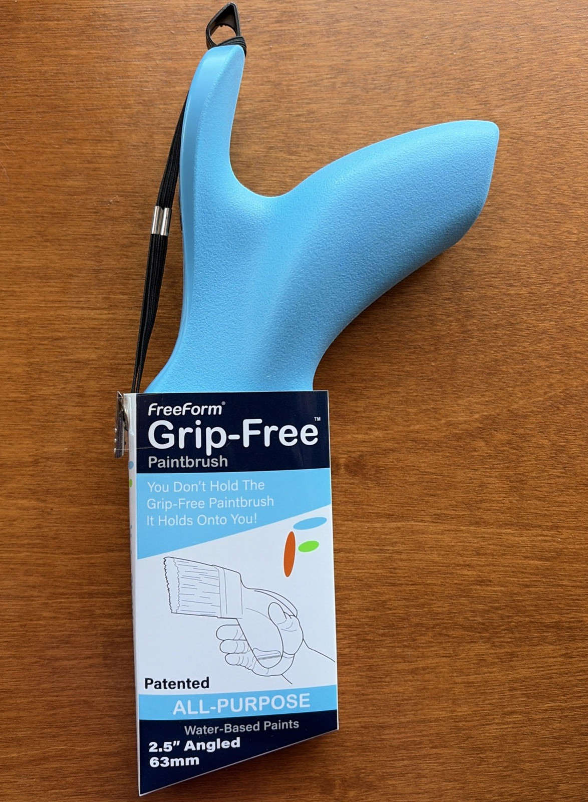 FreeForm Grip-Free 2.5" Angled Paint Brush 63mm All Purpose NEW