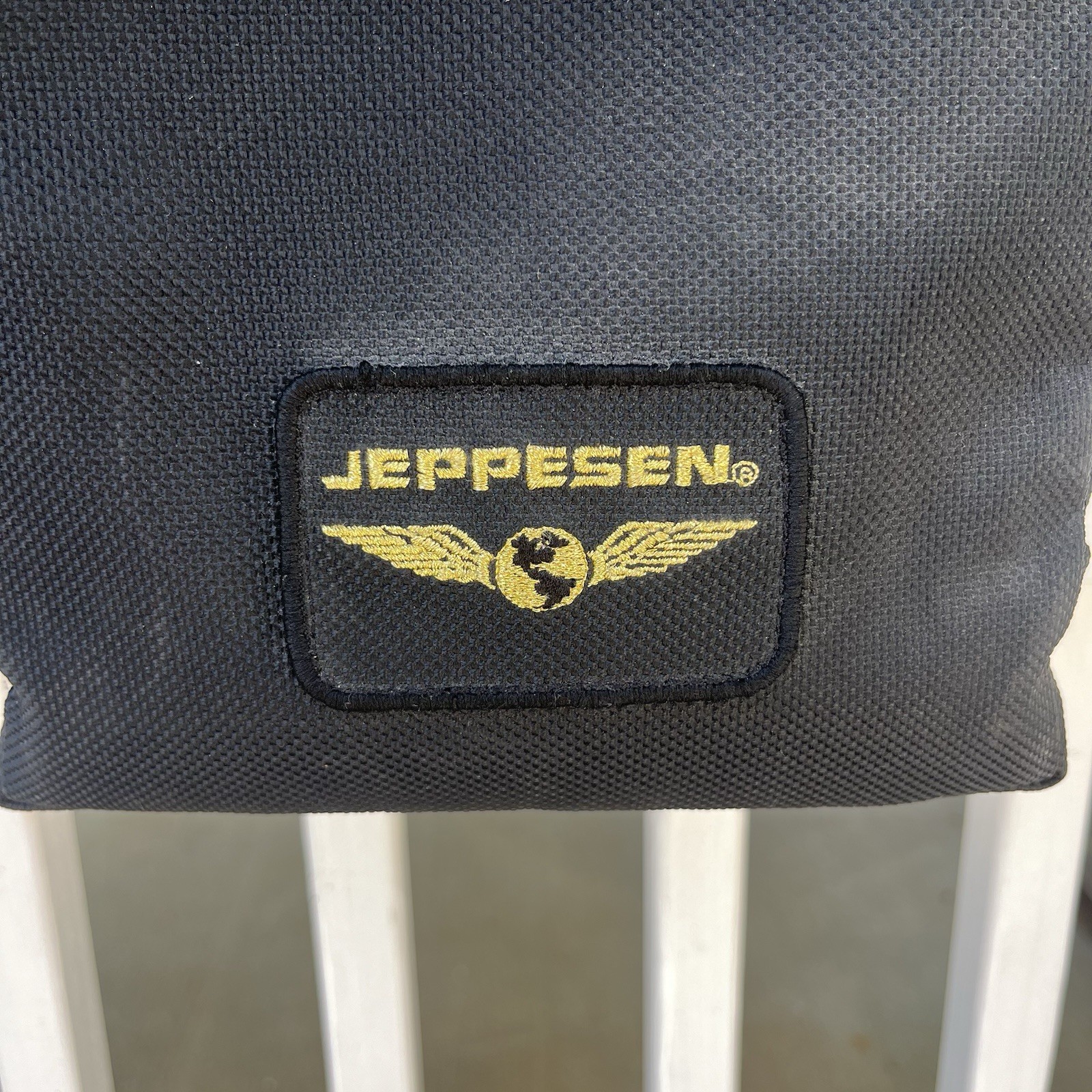 Jeppesen Aviator Pilot Flight Bag Modular Case With Shoulder Strap Black Nylon