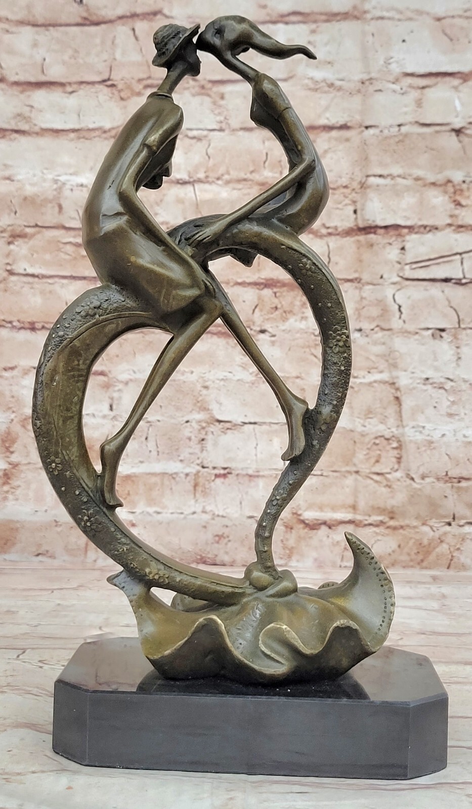 Stunning Abstract Bronze Sculpture by Collet - Gift Idea Artwork