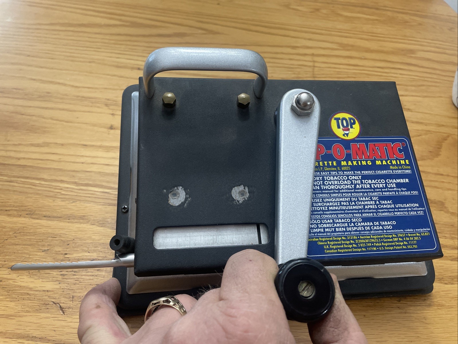 💥 TOP-O- MATIC CIGARETTE ROLLING MACHINE ✨ WORKS