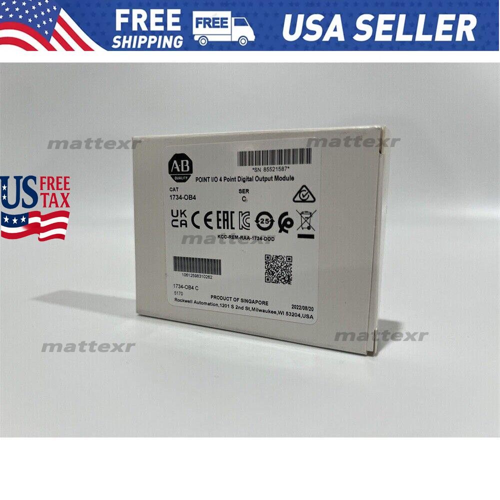- Allen-Bradley 1734-OB4 POINT I/O 4Point Digital Output Module US Free Tax
