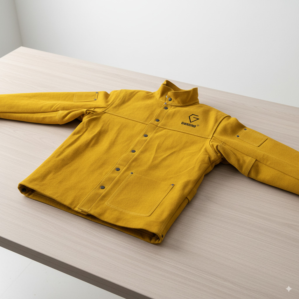 Premium Welding Jacket High Quality Cow Split Welding Jacket Small Medium Sizes
