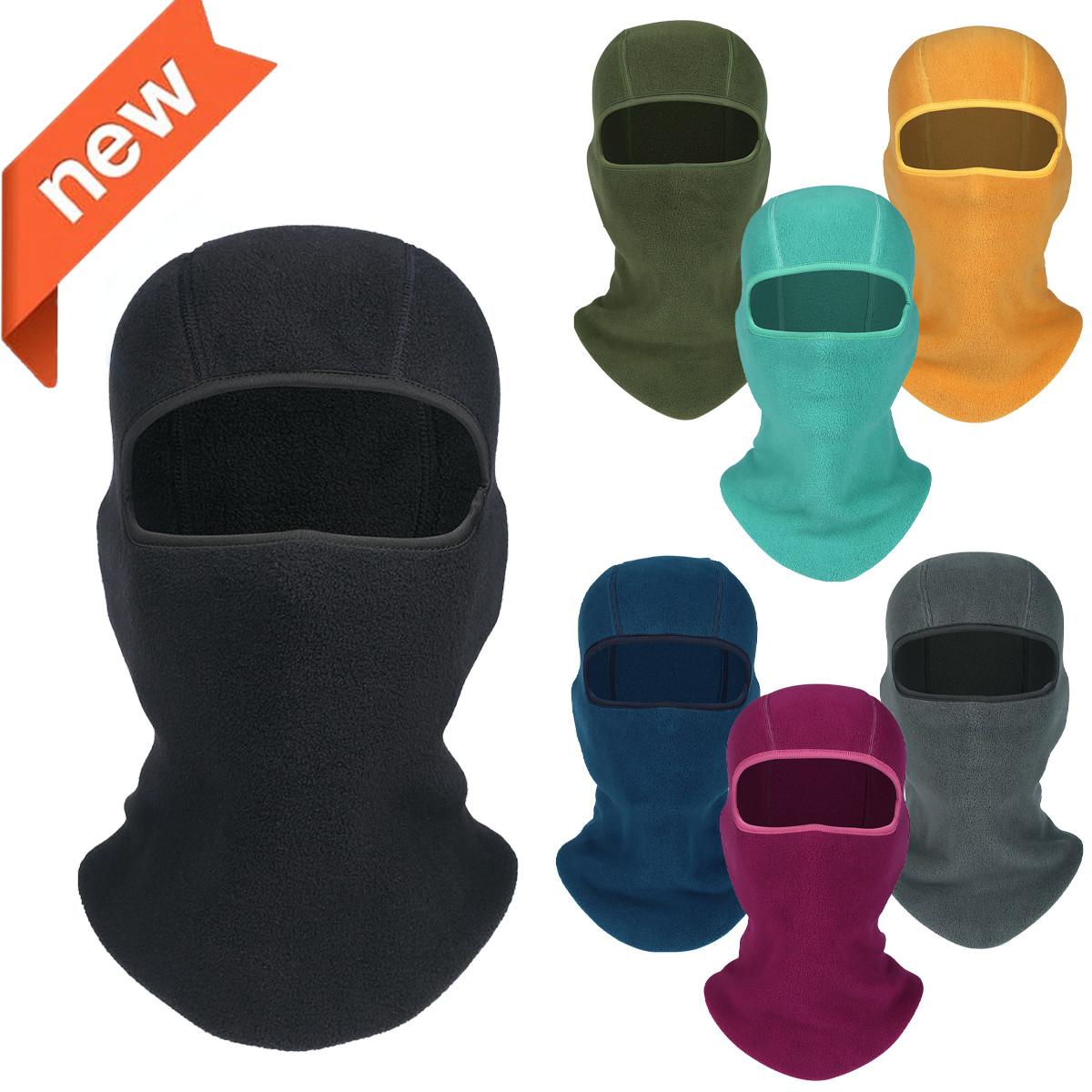 Winter Cold Weather Fleece Thermal Balaclava Face Mask Motorcycle Face Mask