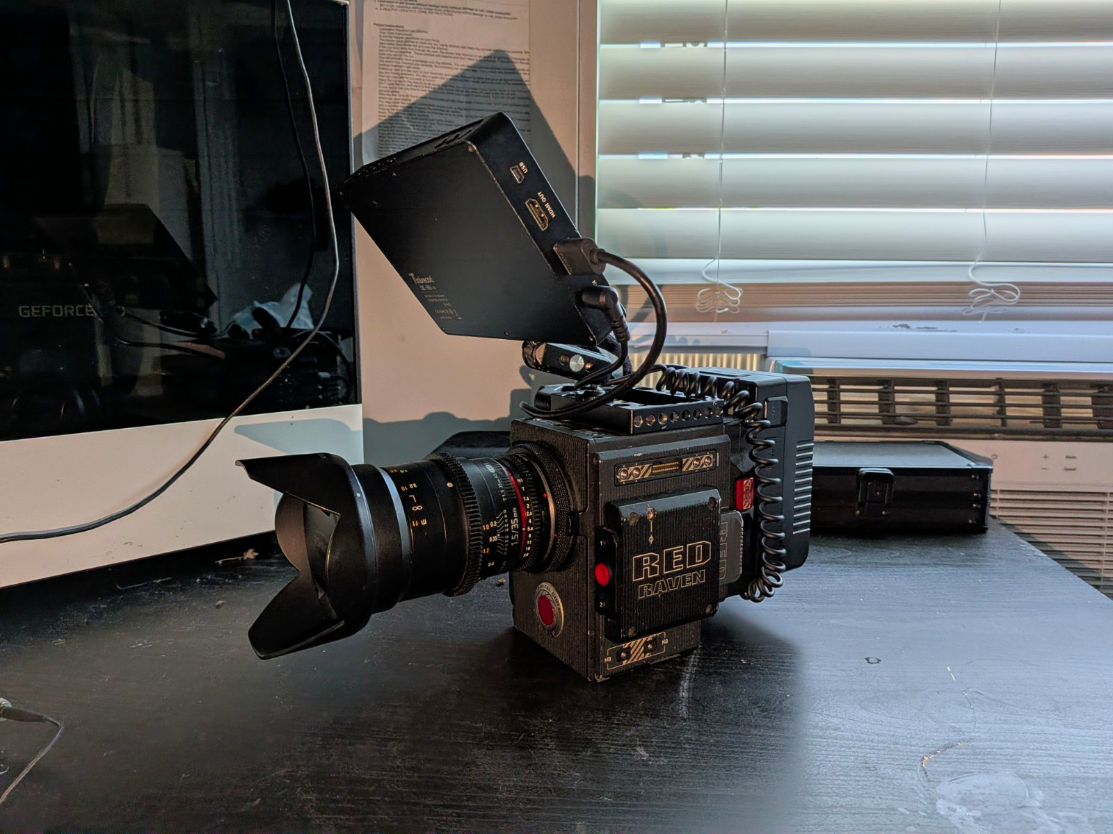 RED RAVEN 4.6k Ready To Shoot Kit Only 500 Hours On Body