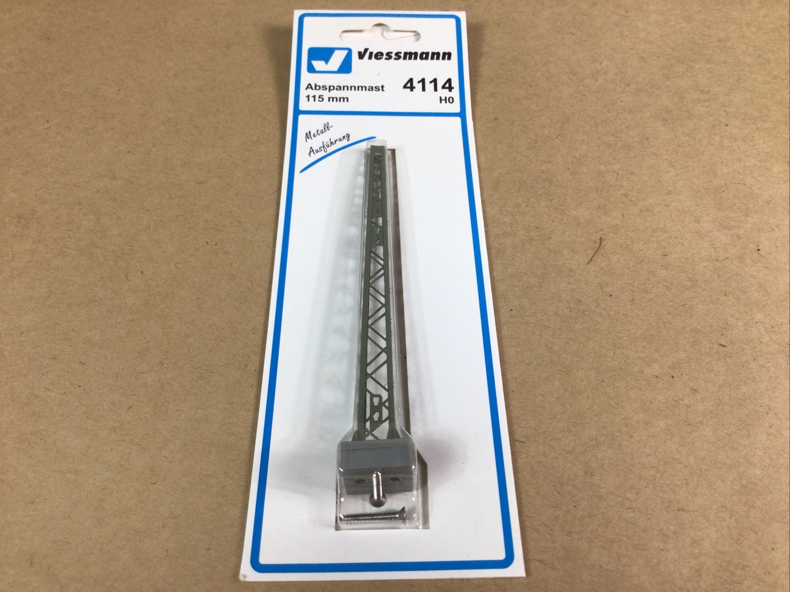 Viessmann 4114 Spur H0 Abspannmast Höhe: 115 mm #NEU in OVP# / Catenary Mast NEW