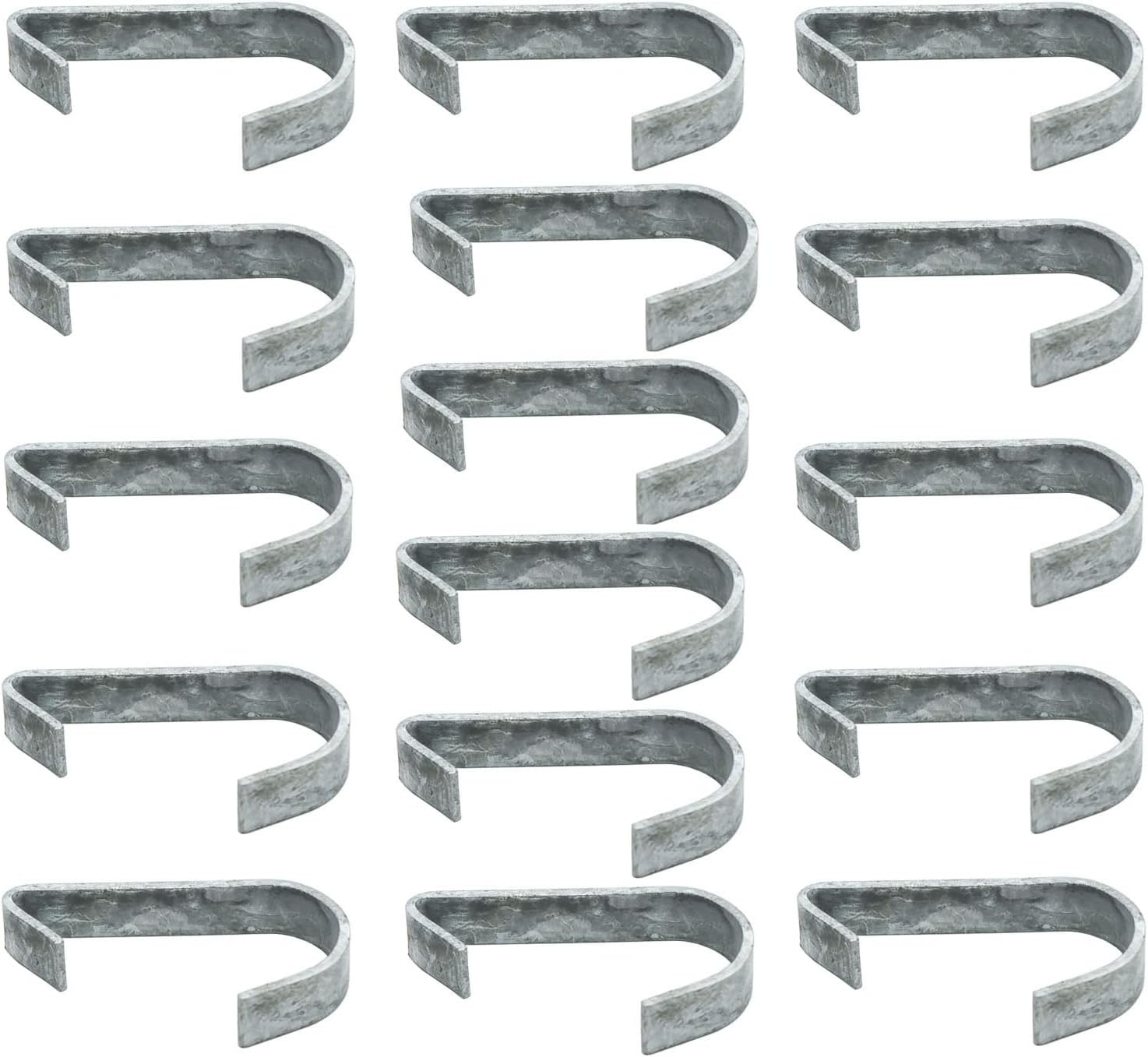 1-3/8”Chain Link Fence Gate Clips, Kennel Panel Clip Bands, Chain Link Fence Lat
