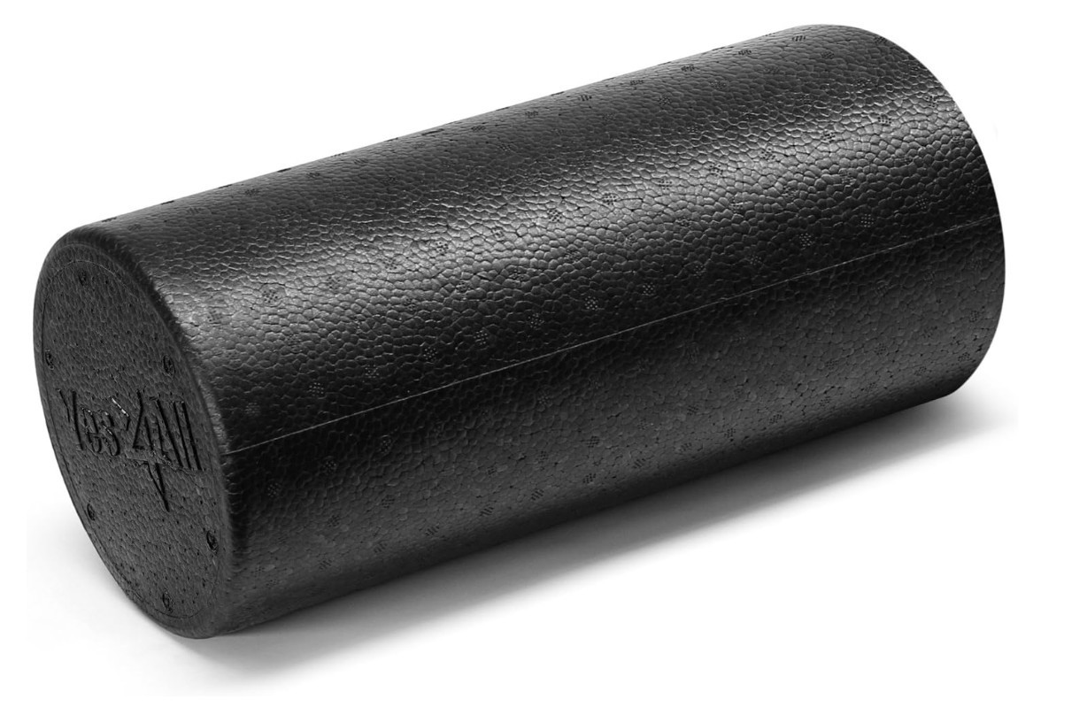 High-Density Round Back Roller Foam Exercise Foam Roller for Yoga Pilates Ballet