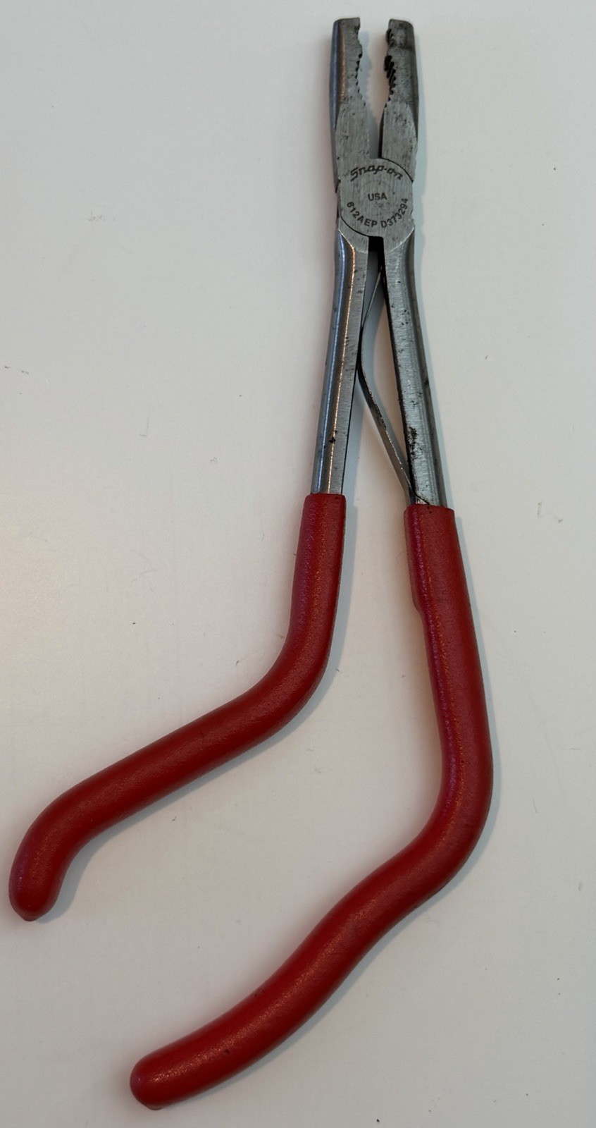 Snap On Tools 10" Long Pistol Grip Needle Nose Pliers 612AEP
