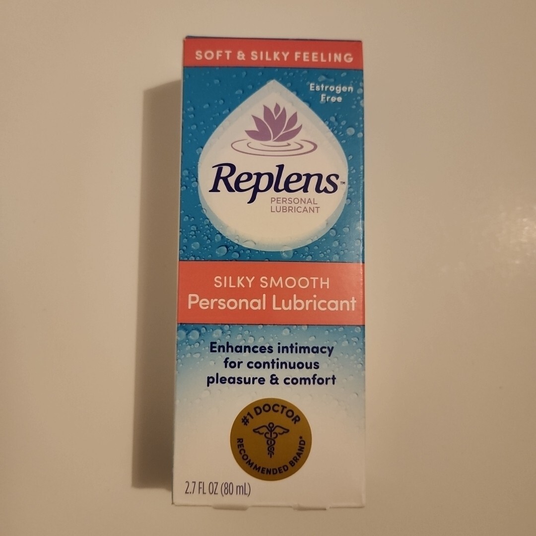 Replens Silky Smooth Personal Lubricant For Continuous Pleasure 2.7 oz Exp 2026+