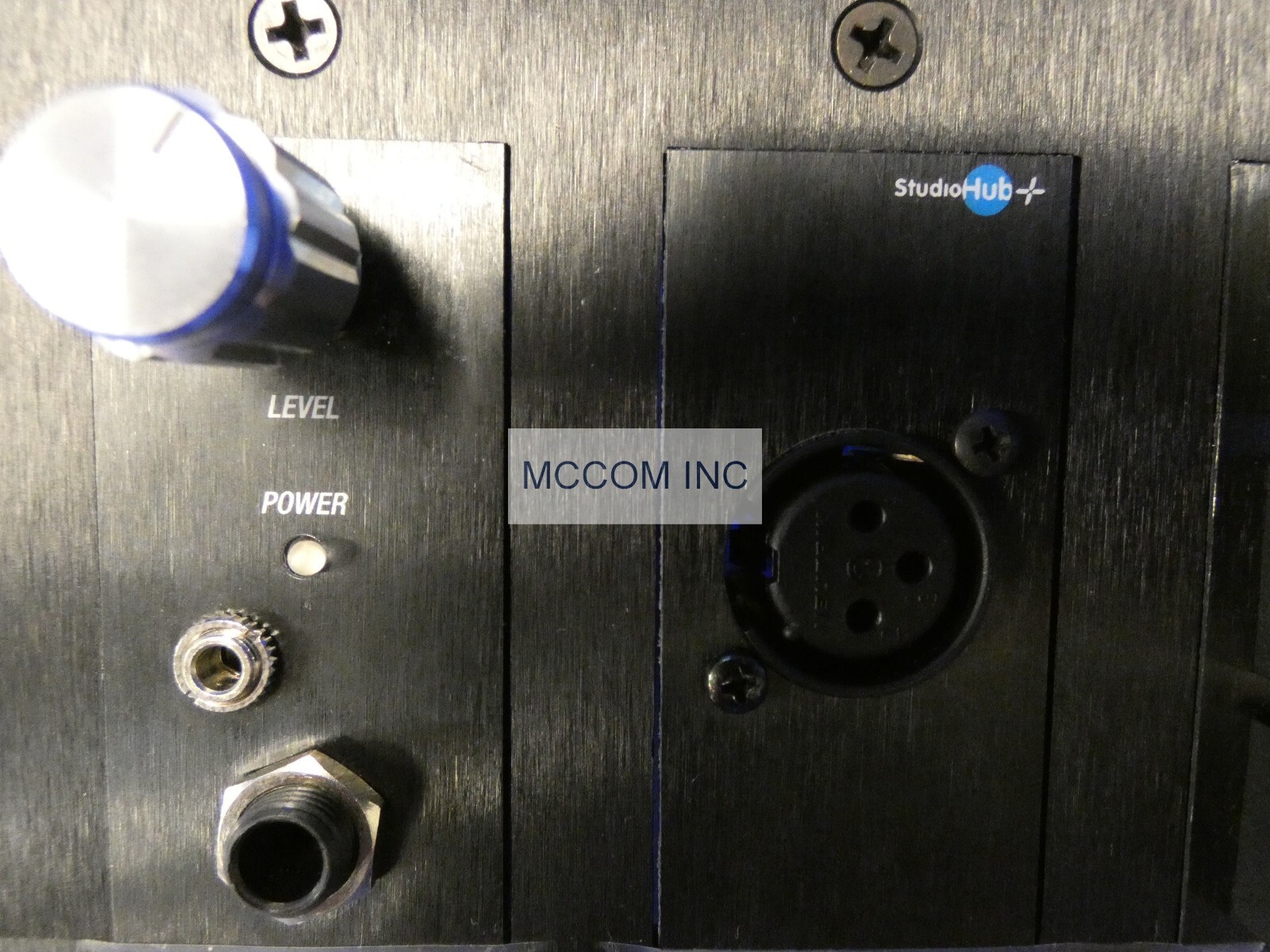 StudioHub + Podcast Mic Panel w/ headphone amp, XLR, push button