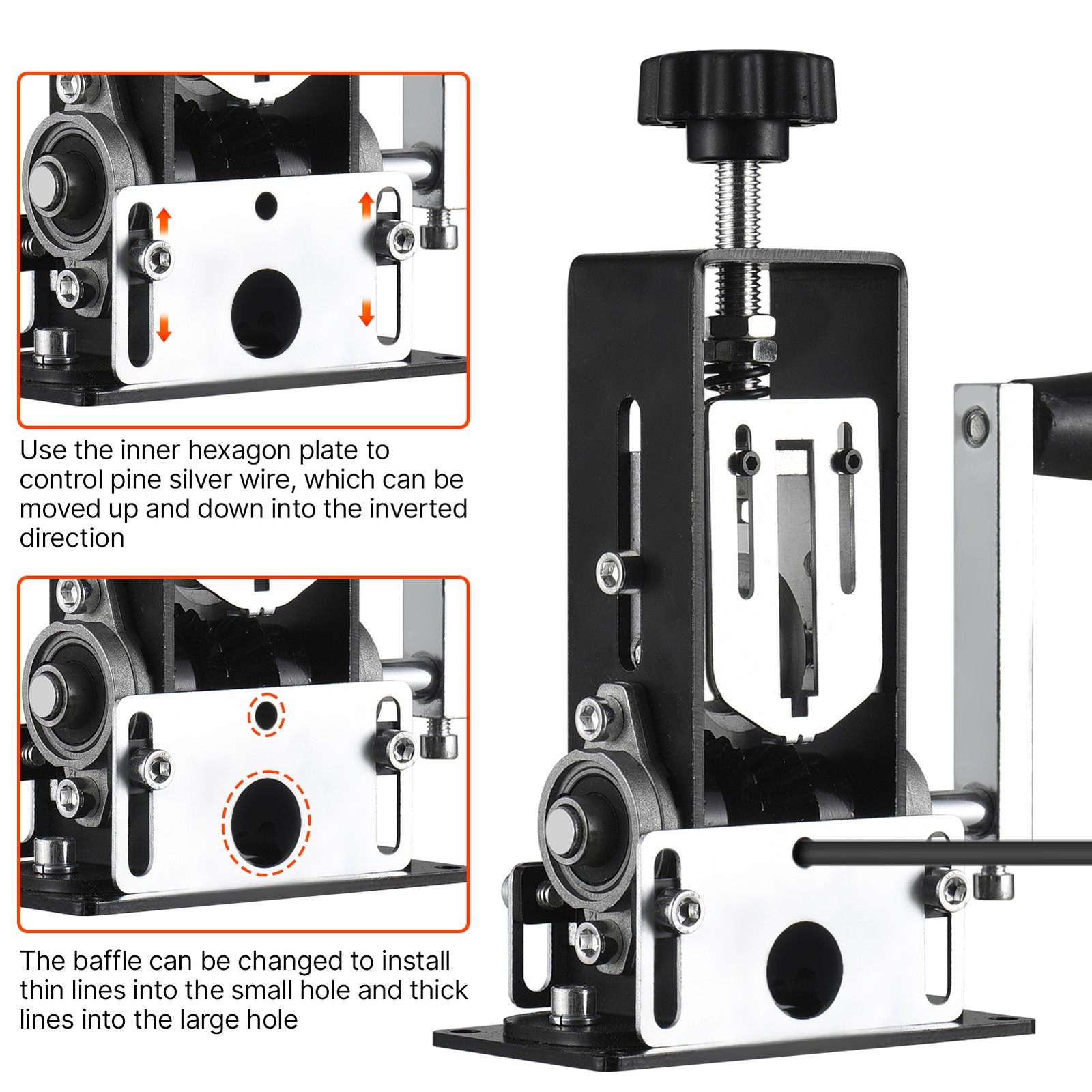 Manual Wire Stripping Machine 0.04''-0.98'' Copper Stripper With Hand VDSC
