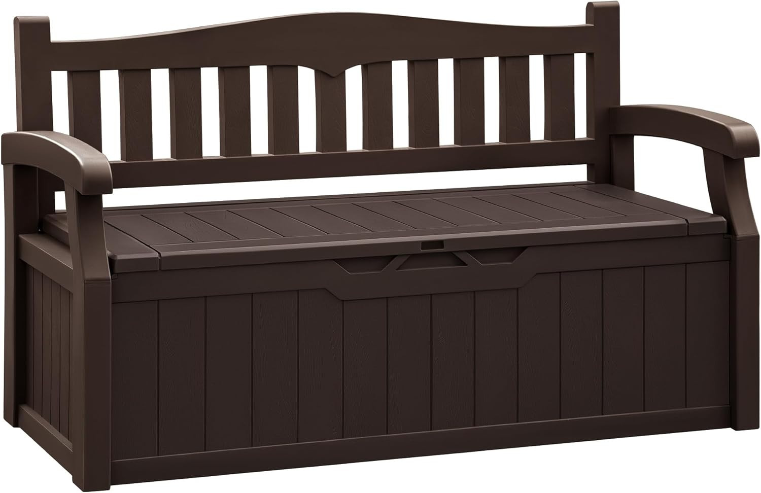 Flamaker 80 Gallon Storage Bench Outdoor Indoor, Durable All-Weather Seating wit