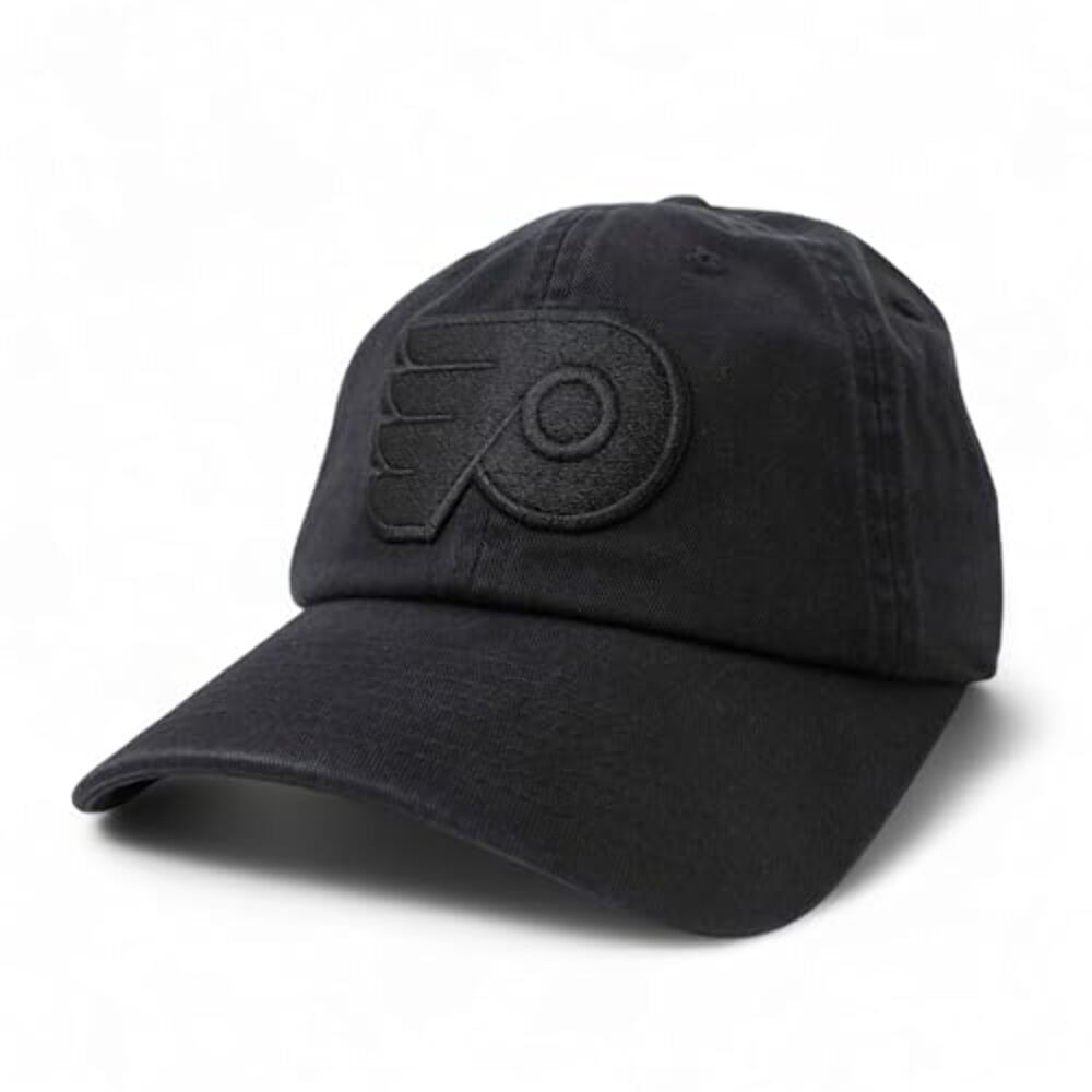AMERICAN NEEDLE Philadelphia Flyers NHL Blue Line Tonal Adjustable Dad Cap (Blac