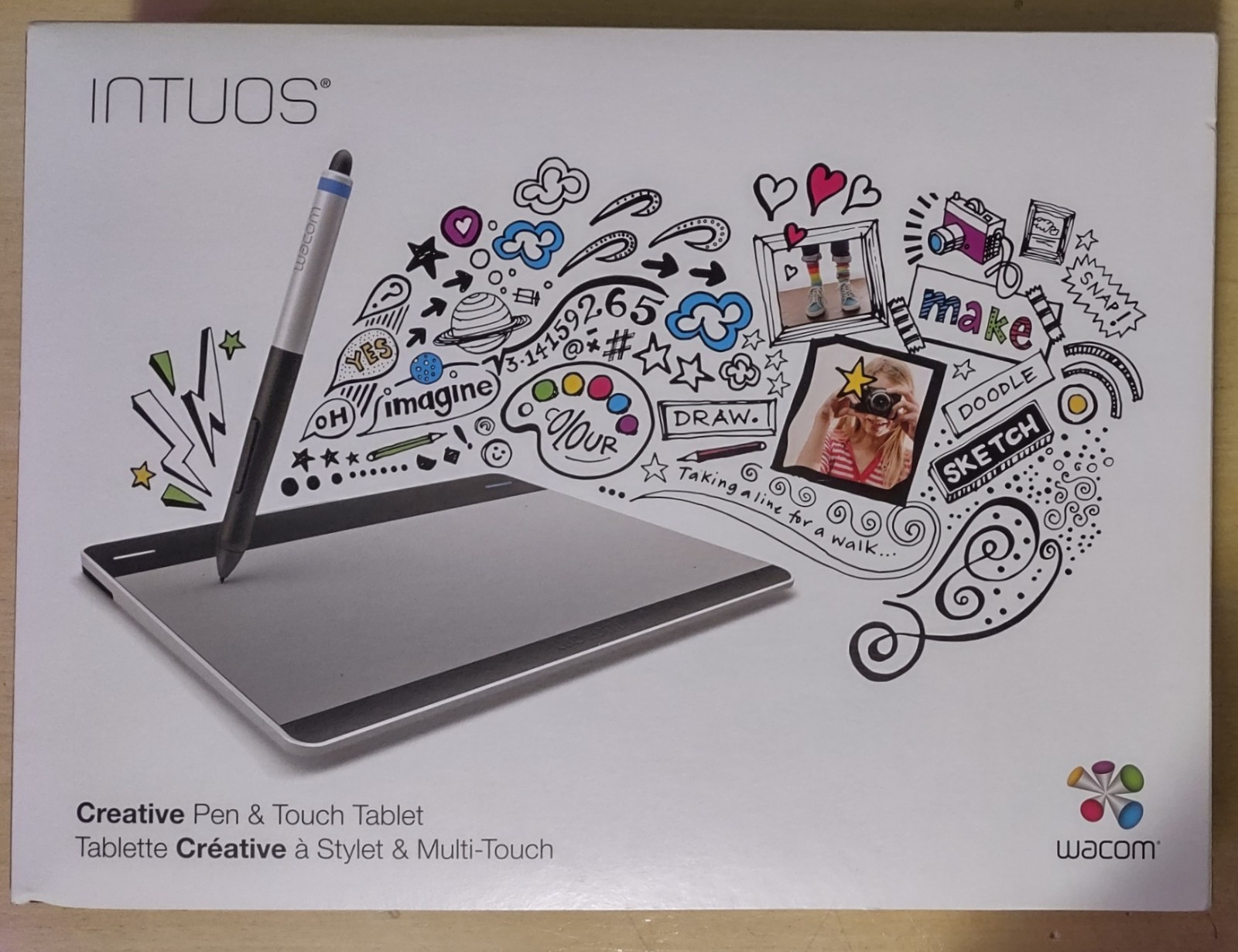 Wacom Intuos CTH-480 Touch Graphics Tablet with Creative Pen