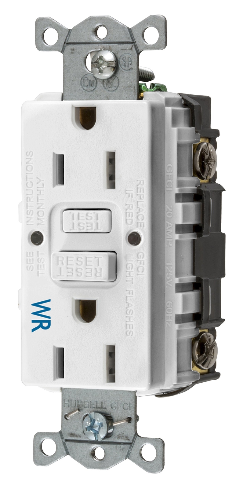 Bryant Electric GFWRST15W 15 Amp 125V Commercial/Residential Self Test Weather
