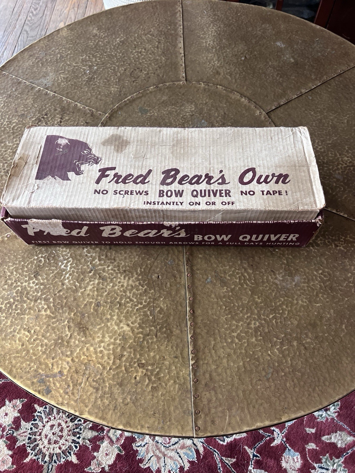 NIB Vintage Fred Bear Bow Quiver Right Hand L-640S Original Box Instructions