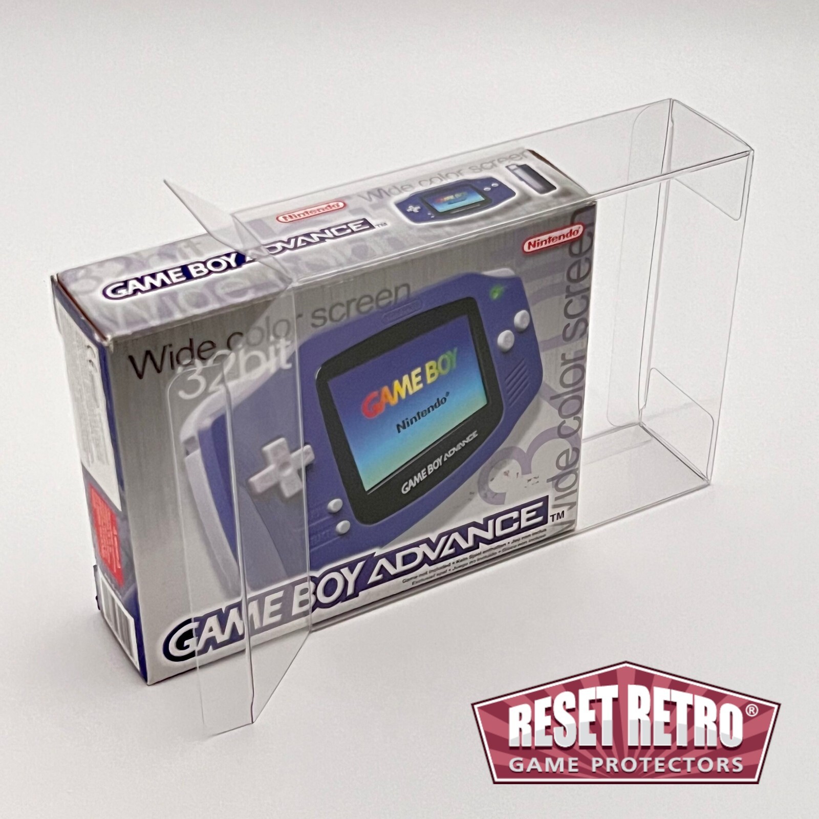 Protective case suitable for Game Boy Advance console original packaging game protector film