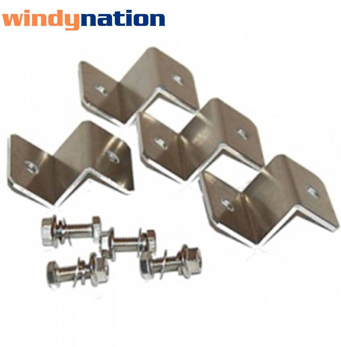 (5 Sets) Solar Panel Z Bracket Mount Mounting Set RV Boat