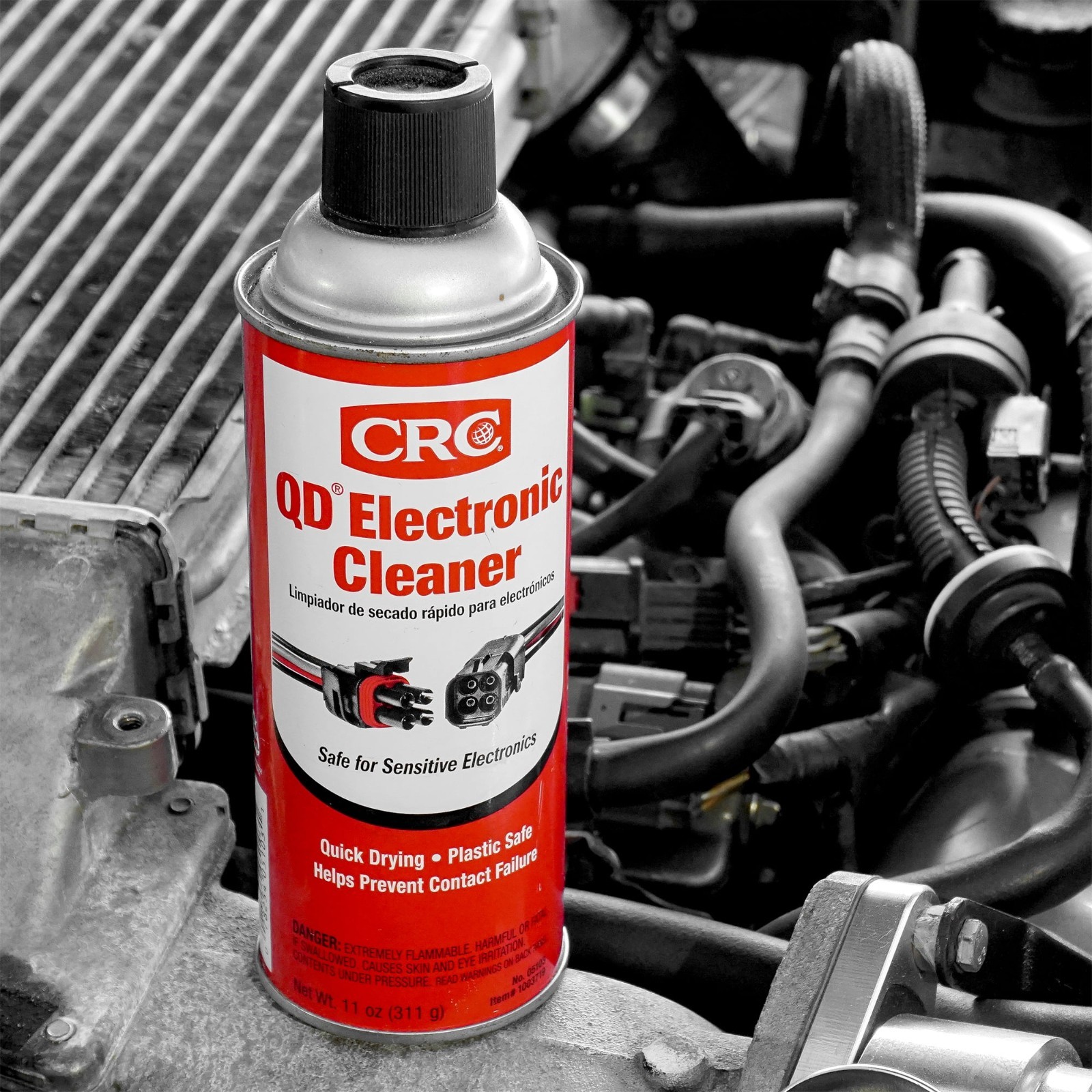 CRC Electronic Cleaner Spray, Quick Dry Aerosol for Sensitive Electronics,11 oz.