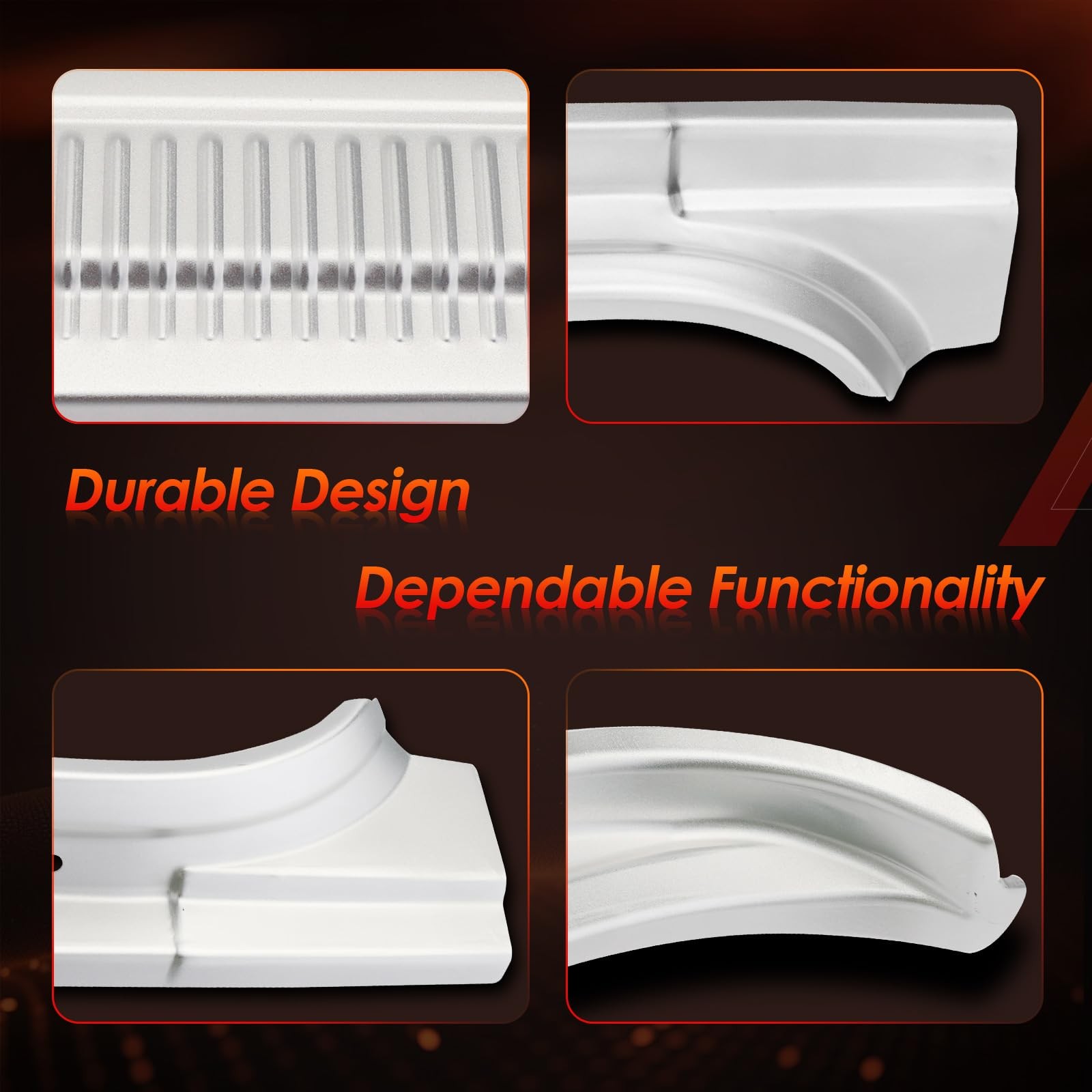 Door Sill Protector Kit LH & RH, Compatible with 1973-1977