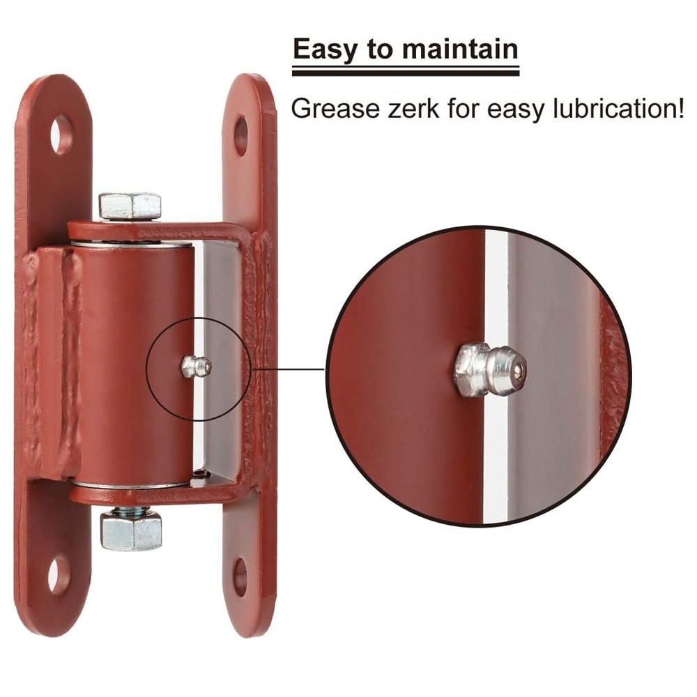 2x 7 Inch Heavy Duty Gate Hinge, Bolt onto Gate Hinge, Weldable Hinges for Gate