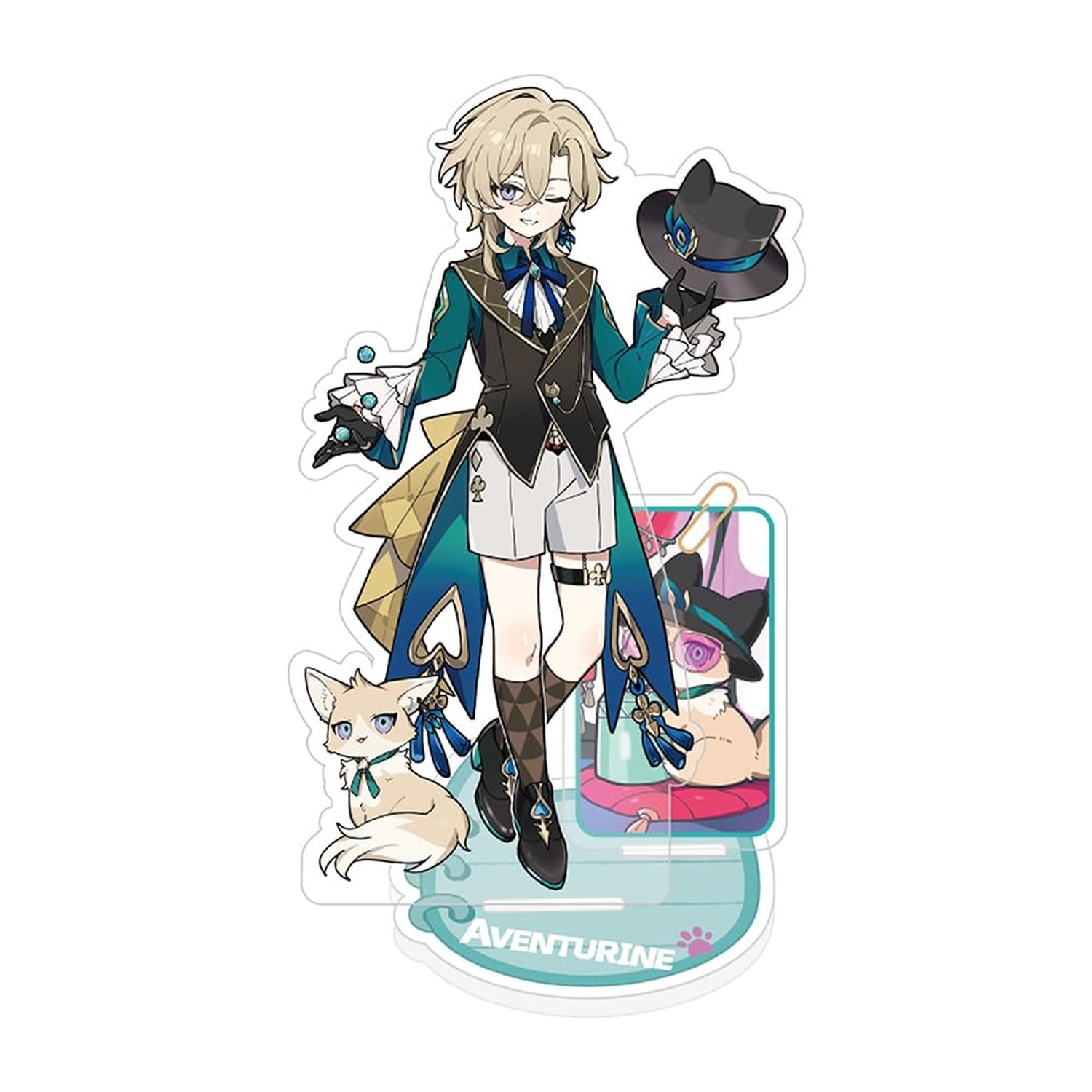 Honkai: Star Rail Kitty Series Acrylic Stand - Aventurine