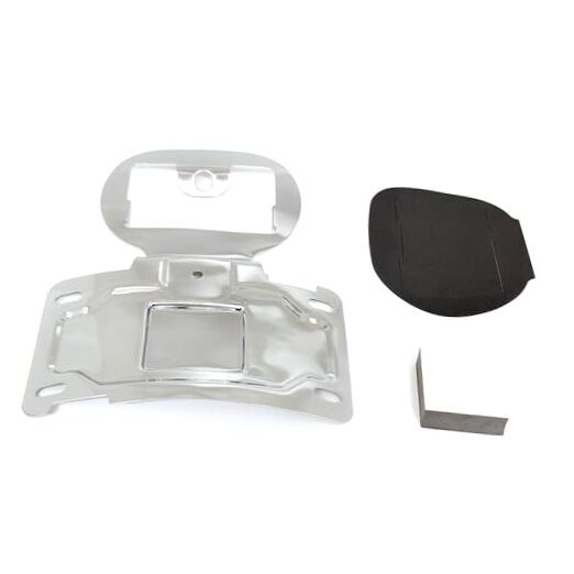 Motorcycle License Plate Frame License Bracket Mount Kit for Harley Chrome