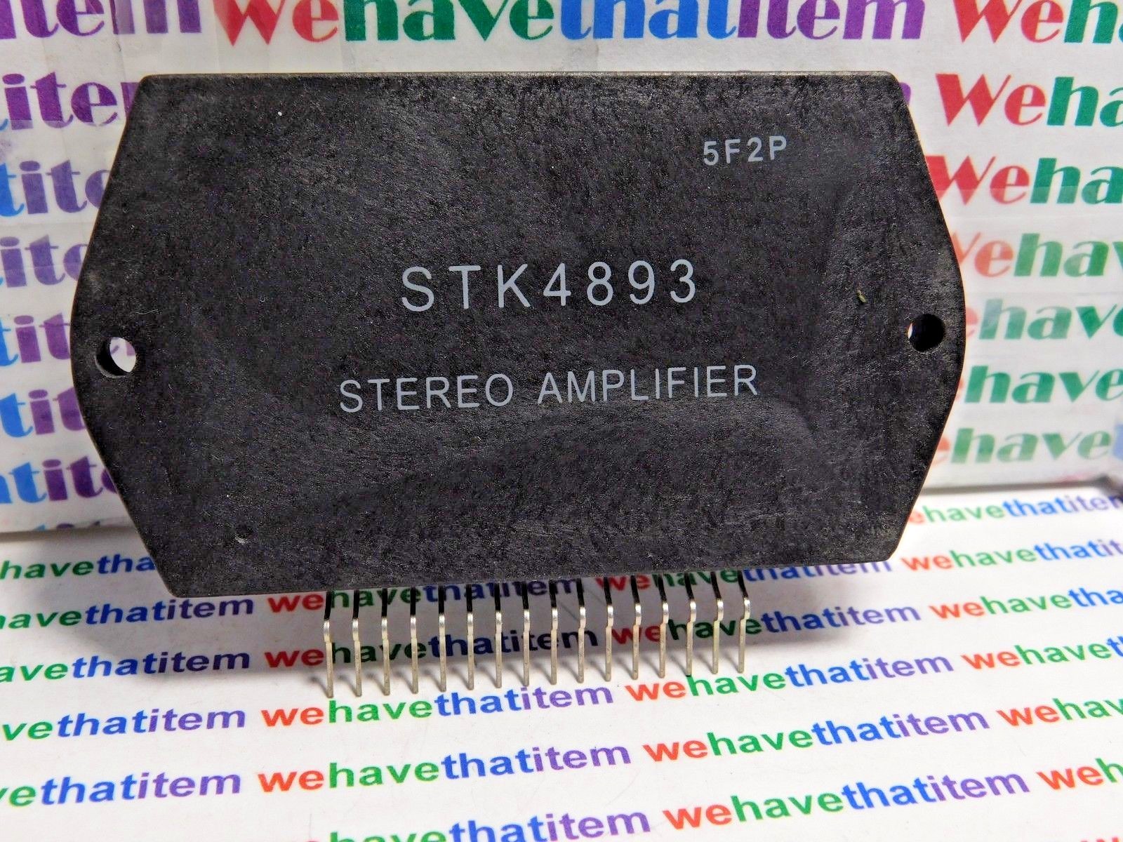 STK4893 / 40W 2 CHANNEL AF POWER AMP  / 1 PIECE (qzty)