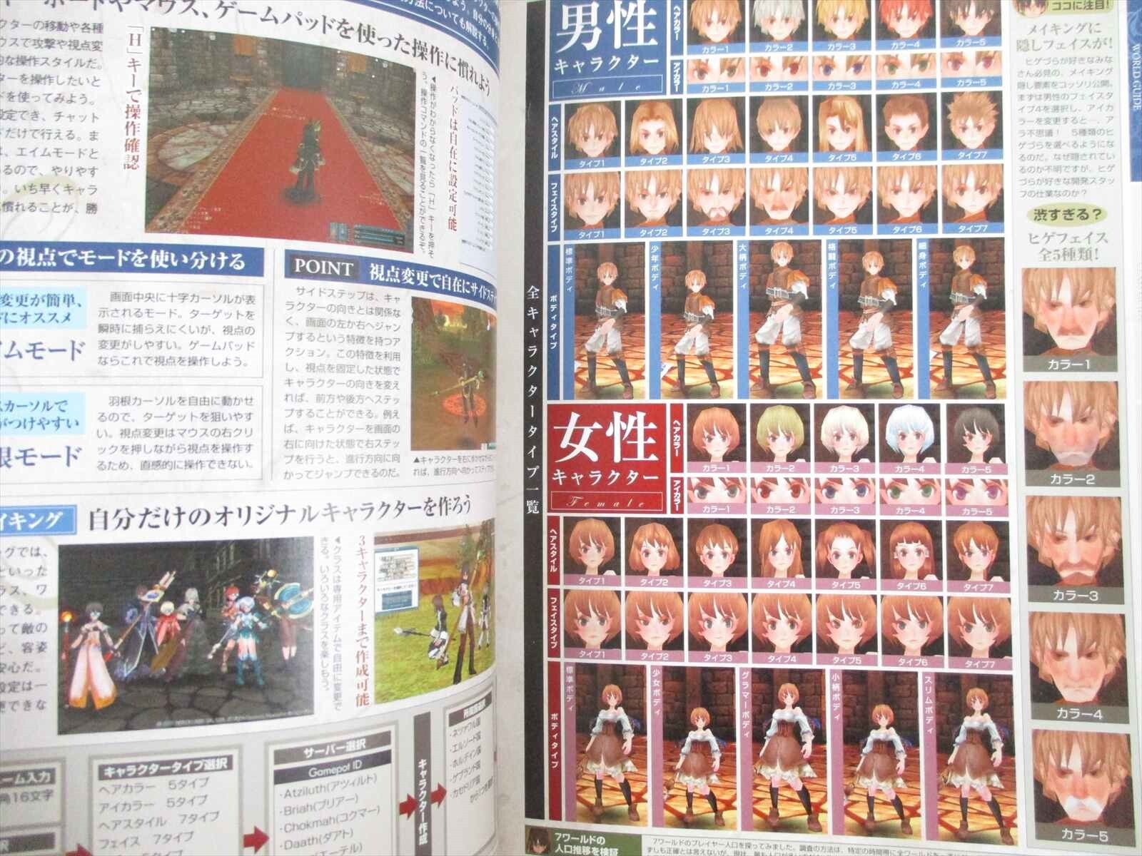 FANTASY EARTH ZERO Melphalir Official Guide PC Fan Book 2007 Japan MW69