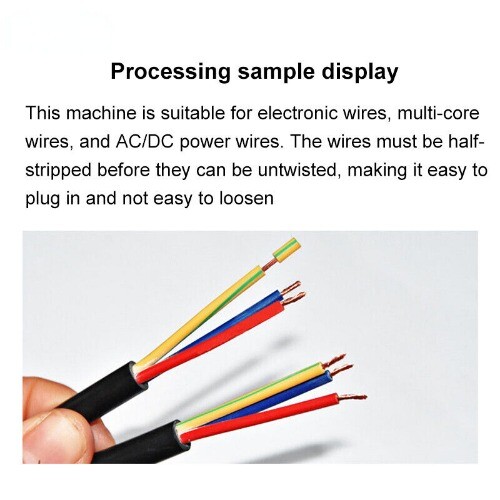 1-30mm 3000pcs/h Peeling Twisted Wire Machine Power Cord Twisting Machine