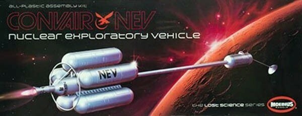 Moebius Convair-Ehricke Nuclear Exploratory Vehicle Plastic Model Kit 974