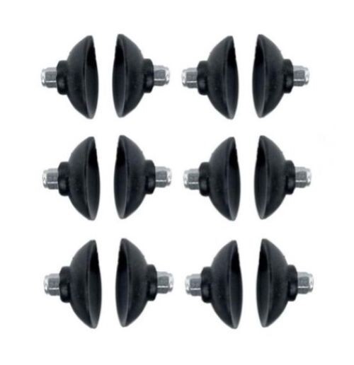 EZ Reacher Replacement Suction Cups, Rubber With Locknuts (48 Replacement Cups)