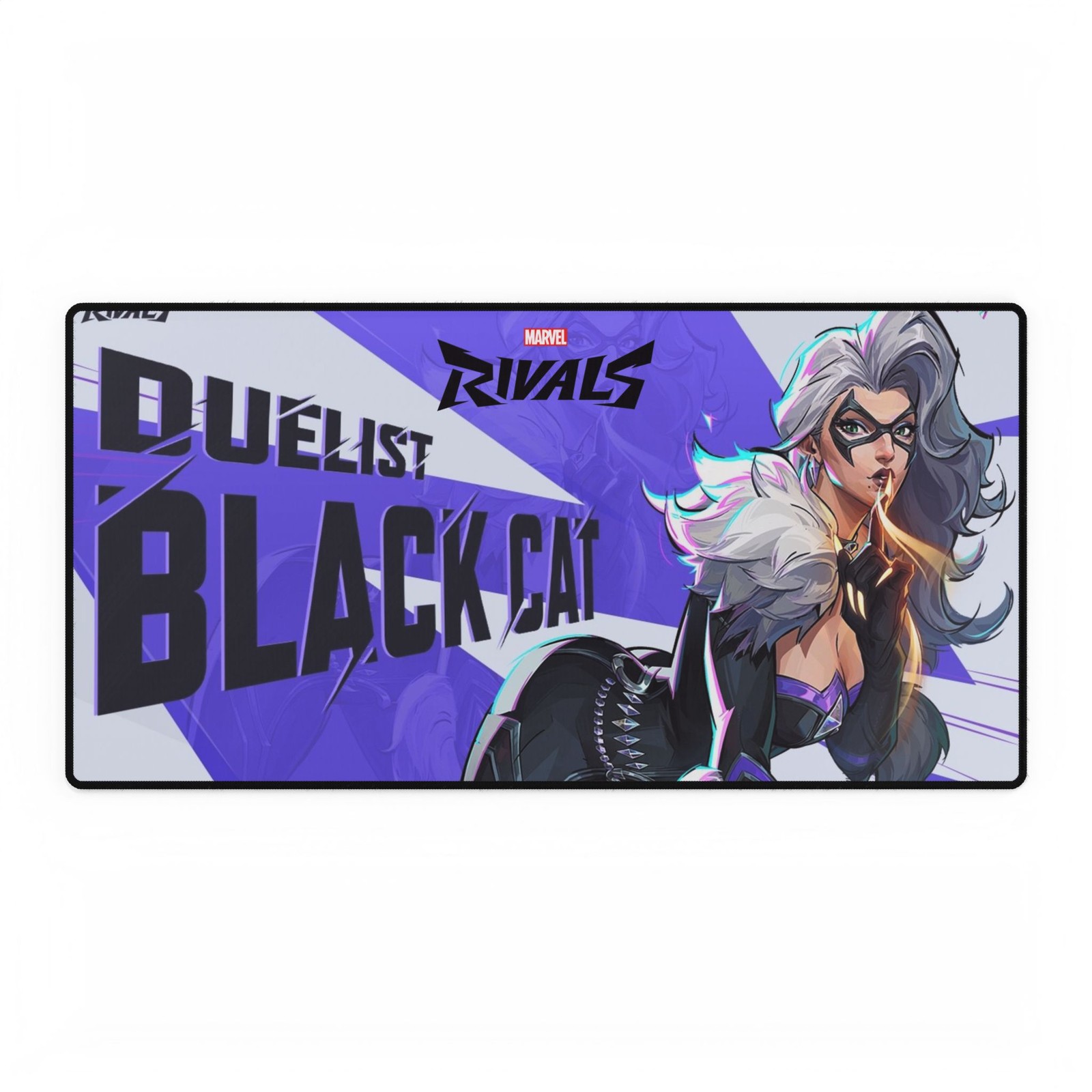 Marvel Rivals Black Cat Gaming Desk Mat - Master Thief Art  Gaming Mousepad
