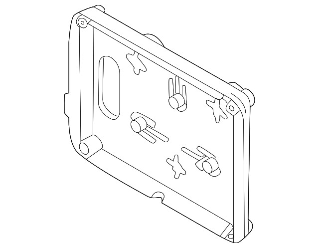 Genuine Volkswagen Radar Sensor Mount Bracket 1N3-907-461-B