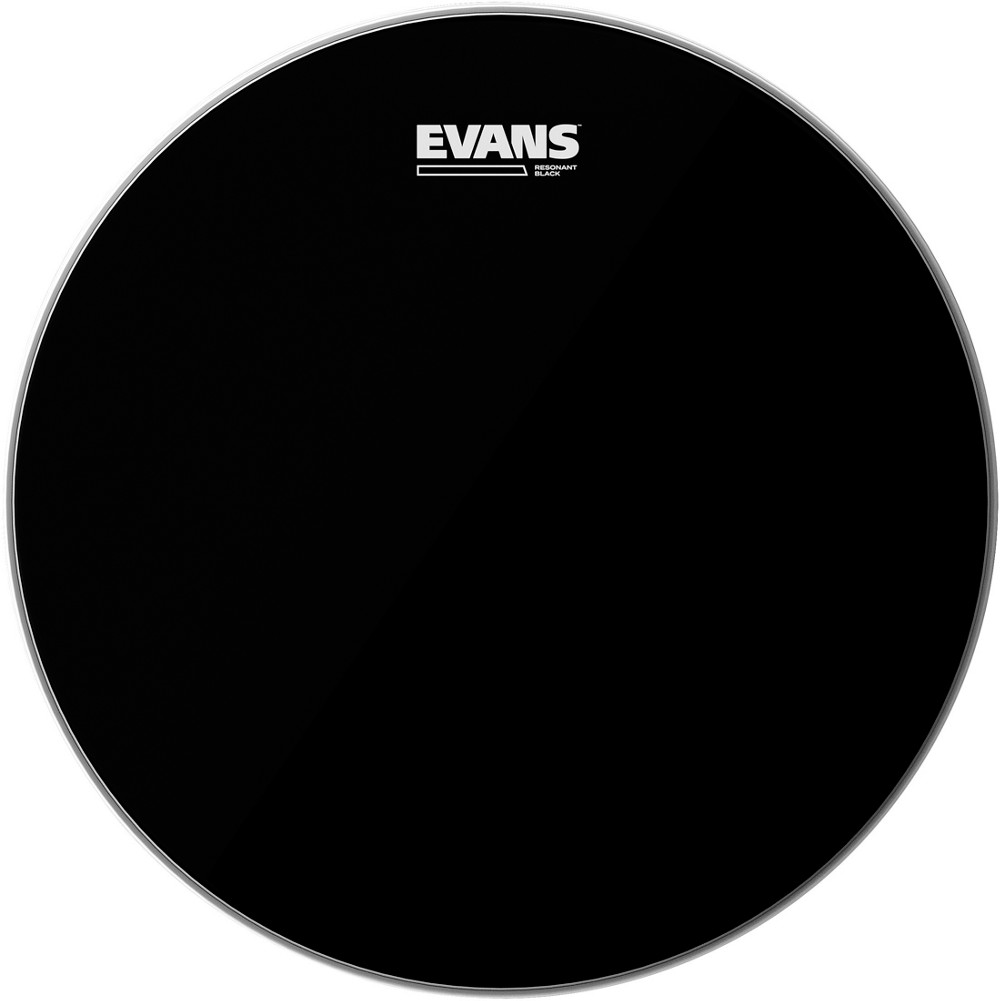 Evans Resonant Black Tom Drumhead 12 in.