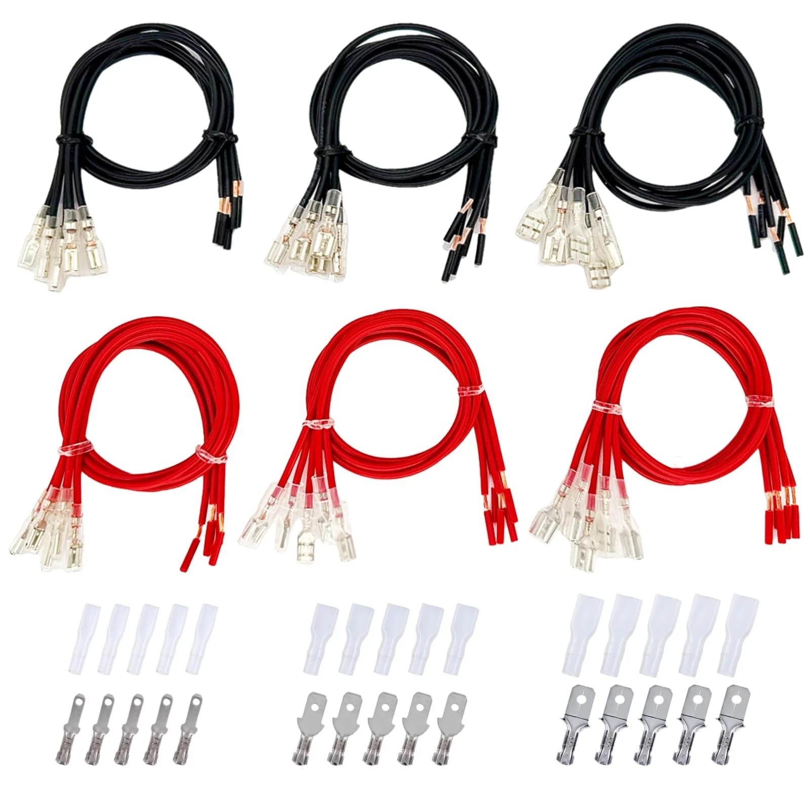 Speaker Wire Connector Kit 30PCS 18AWG Female Spade Terminal Wire Connectors ...