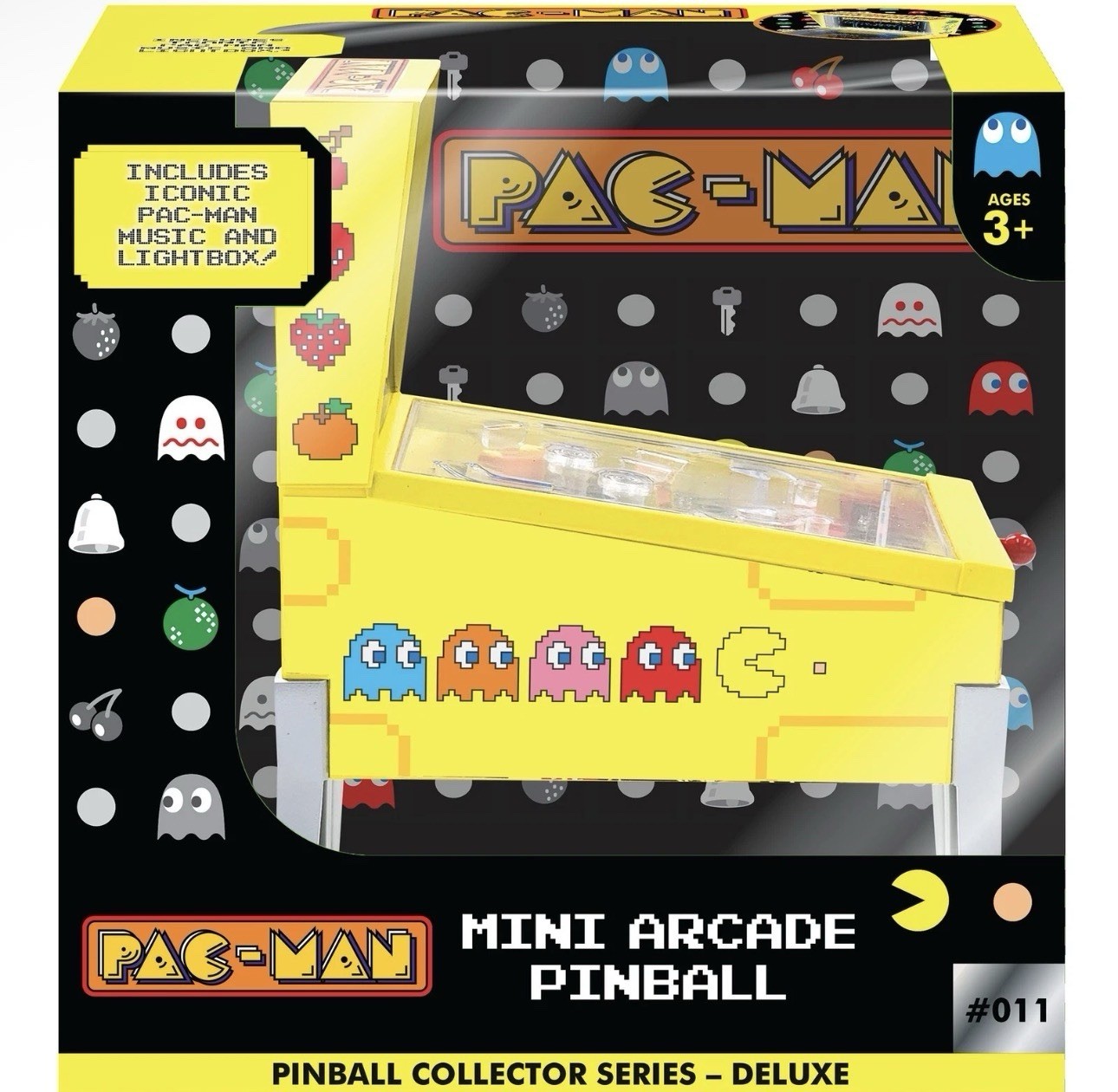 PAC-MAN Mini Arcade Pinball Machine Collector Series-Deluxe #11 • Great Gift