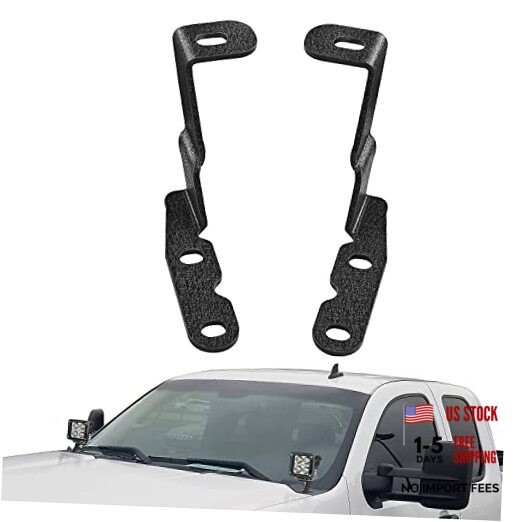 Ditch Light Brackets Auxiliary Offroad Work LED Pod A For Chevy/GMC 2007-2013