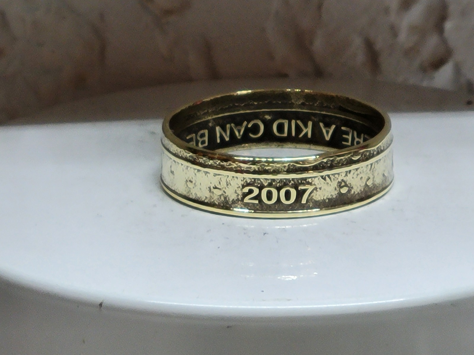 CHUCK e CHEESE - 2007 - Size 11 Token Coin Ring