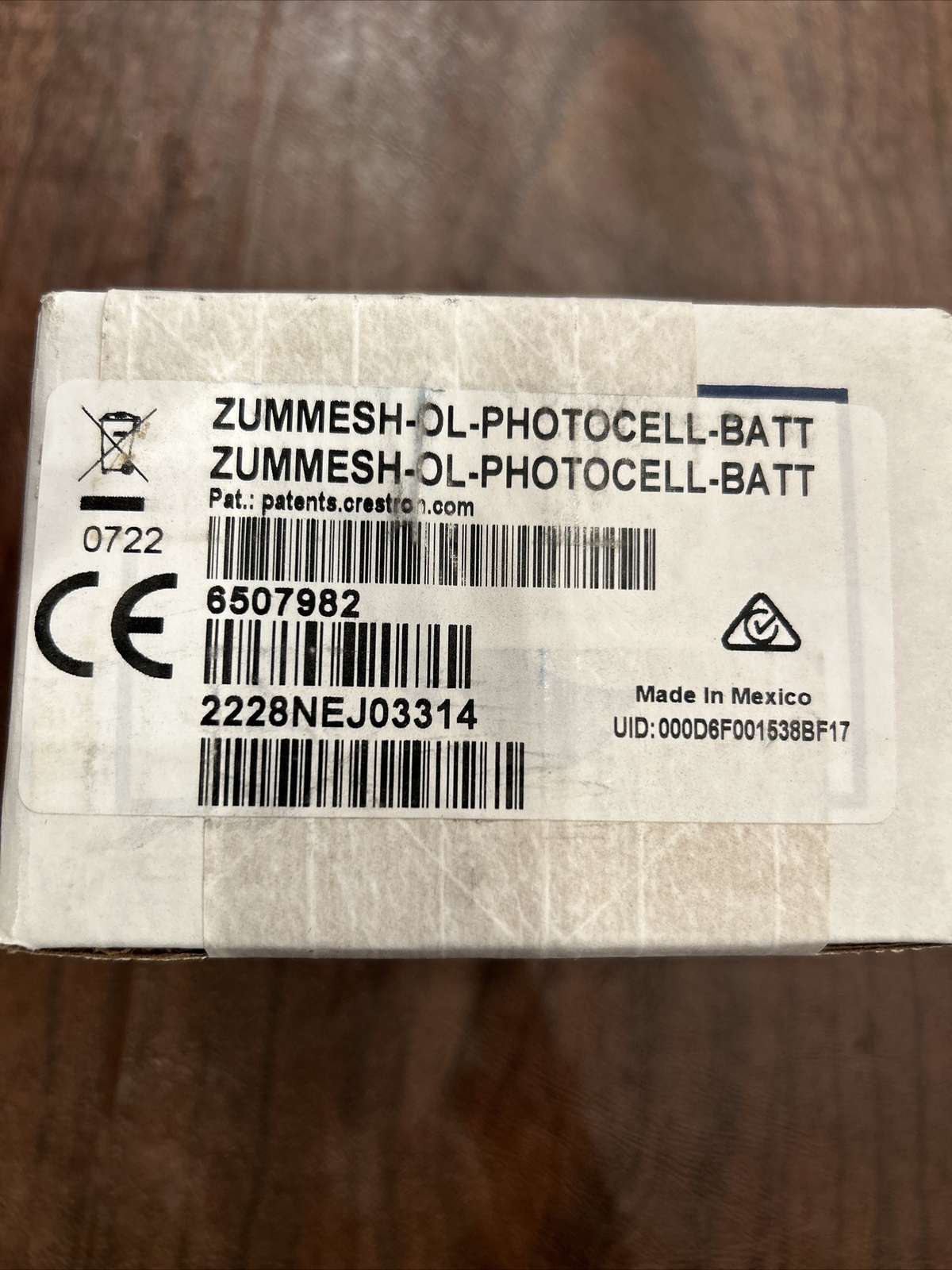 crestron photocell