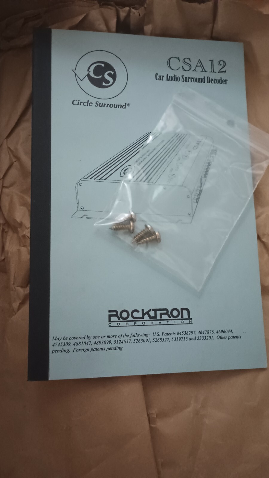 Rare VTG Rocktron CSA12 Circle Surround Car Stereo Audio DSP Processor Equalizer