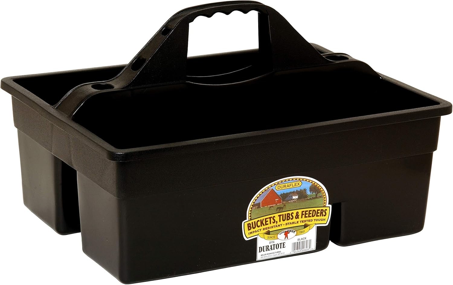 Impact Resistant Plastic DuraTote - 3 Compartments for Organized Grooming