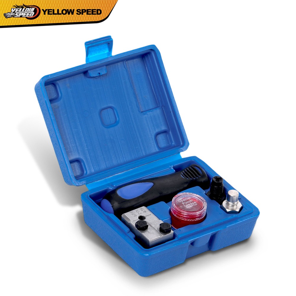 Universal Handheld Car Brake Line Flaring Tool Kit 3/16'' Single Flare W/Storage